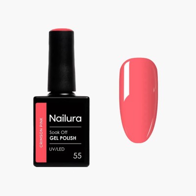 специфични,козметични,продукти,nailura,55,10,ml,nail,polish,pink,(crimson,pink)