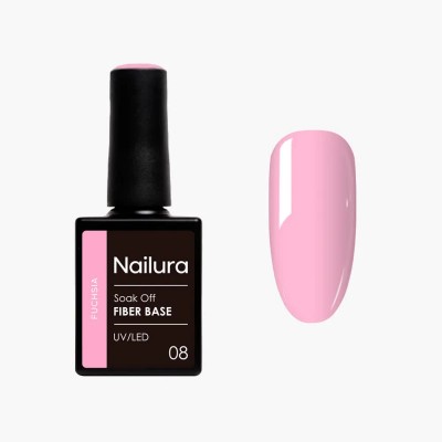 специфични,козметични,продукти,nailura,fiber,base,fuchsia,10,ml,nail,coat,base,pink,(fuchsia)