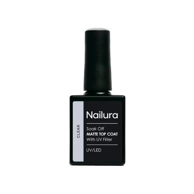 специфични,козметични,продукти,nailura,top,coat,matte,uv,nail,coat,base,clear,(clear)
