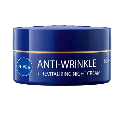 козметика,за,овлажняване,nivea,anti,wrinkle,+55,50,ml,cream,clear,(white,blue)