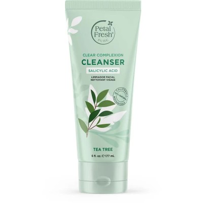 козметика,за,почистване,petal,fresh,pure,clear,complexion,tea,tree,facial,cleanser,green,(green,white)