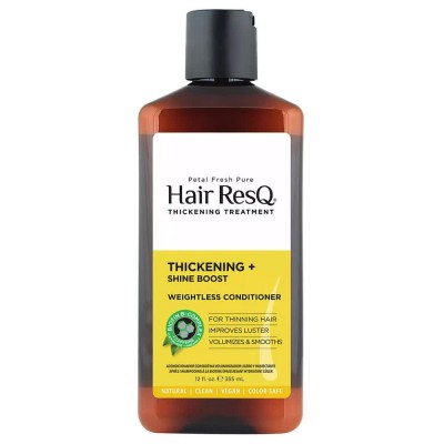 хигиена,коса,petal,fresh,hair,resq,thickening,+,shine,boost,355,ml,conditioner,clear,(yellow,white)