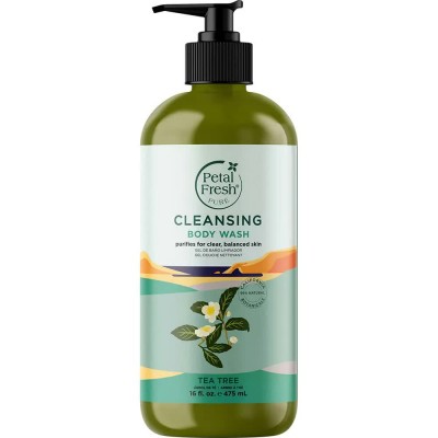 хигиена,тяло,petal,fresh,pure,tea,tree,475,ml,shower,gel,green,(green,white)