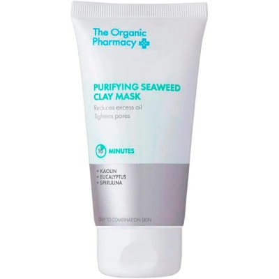 специфични,козметични,продукти,the,organic,pharmacy,purifying,seaweed,60,ml,face,mask,clear,(white,green)
