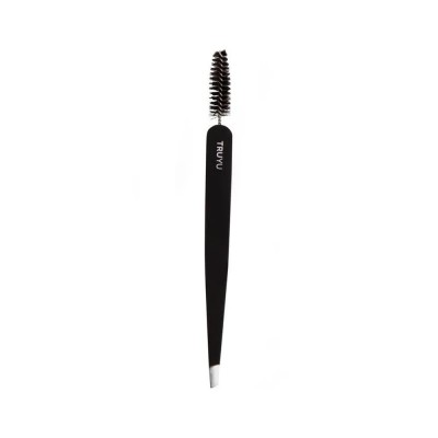 специфични,козметични,продукти,truly,tweezer,&,spoolie,matte,black,tweezers,silver,(black)