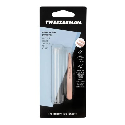 специфични,козметични,продукти,tweezerman,mini,slant,tweezer,rose,gold,tweezers,clear,(rose,gold)