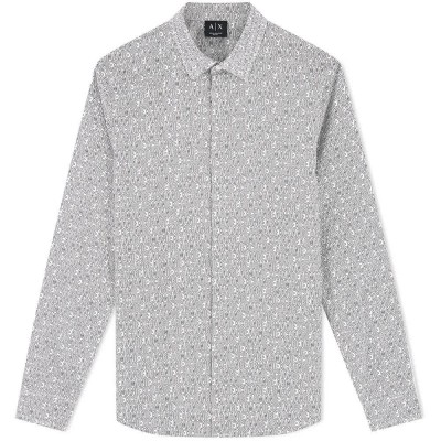 риза,с,дълъг,ръкав,дамски,ризи,мъжки,ризи,armani,exchange,xm000625,af13184,long,sleeve,shirt,grey,(off,white,macro,logo,aop)