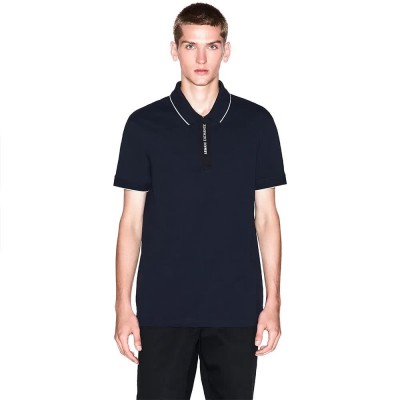 дамски,блузи,с,яка,мъжки,блузи,с,яка,armani,exchange,xm001285,af12481,short,sleeve,polo,blue,(deep,navy)