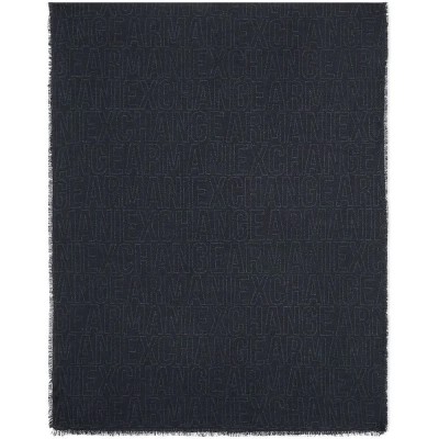 шал,ръкавици,шапки,и,шалове,armani,exchange,xm001714,af17470,scarf,black,(black,logo,aop)