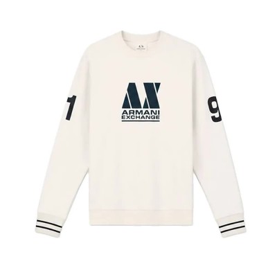 блуза,мъжки,пуловери,armani,exchange,xm002799,af20934,sweatshirt,white,(vintage,off,white)
