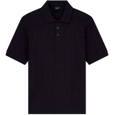 дамски,блузи,с,яка,мъжки,блузи,с,яка,armani,exchange,xm002909,af10337,short,sleeve,polo,black,(black)