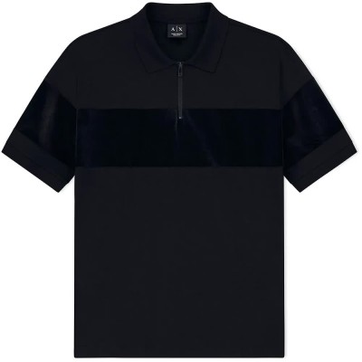 дамски,блузи,с,яка,мъжки,блузи,с,яка,armani,exchange,xm002925,af10337,short,sleeve,polo,black,(black)