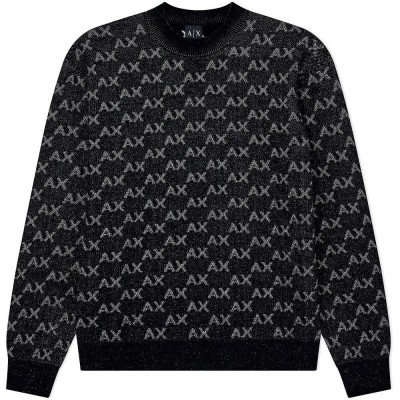 блуза,мъжки,пуловери,дамски,пуловери,armani,exchange,xm002992,af16916,sweater,black,(black,alloy,ax,small)