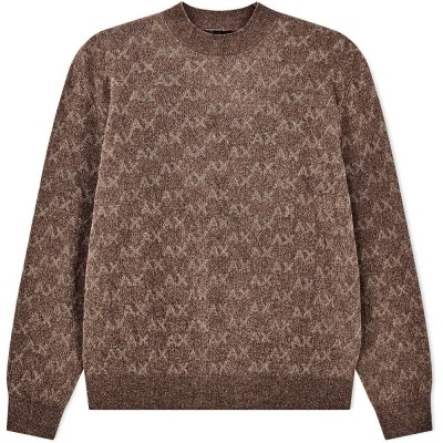 блуза,мъжки,пуловери,дамски,пуловери,armani,exchange,xm002992,af16916,sweater,brown,(falcon,ax,small)
