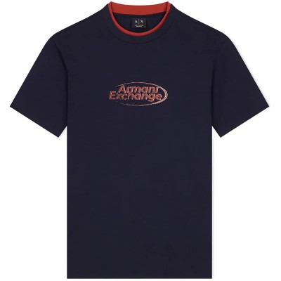 тениска,мъжки,тениски,дамски,тениски,armani,exchange,xm003020,af10356,short,sleeve,t,shirt,blue,(deep,navy)