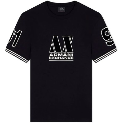 тениска,мъжки,тениски,дамски,тениски,armani,exchange,xm003034,af10356,short,sleeve,t,shirt,black,(black)