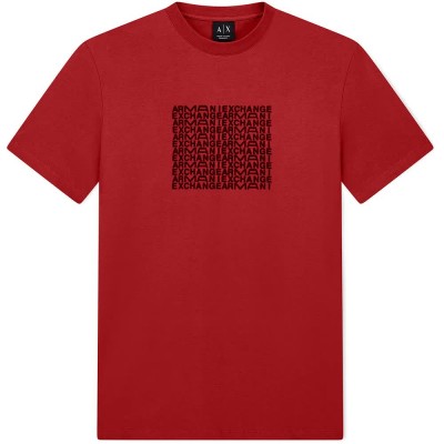 тениска,мъжки,тениски,дамски,тениски,armani,exchange,xm003044,af21323,short,sleeve,t,shirt,red,(red,dahlia)