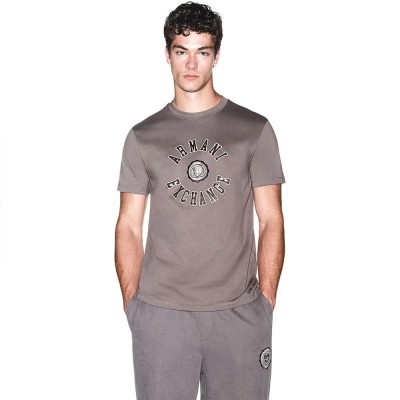 тениска,мъжки,тениски,дамски,тениски,armani,exchange,xm003074,af10362,short,sleeve,t,shirt,grey,(falcon)