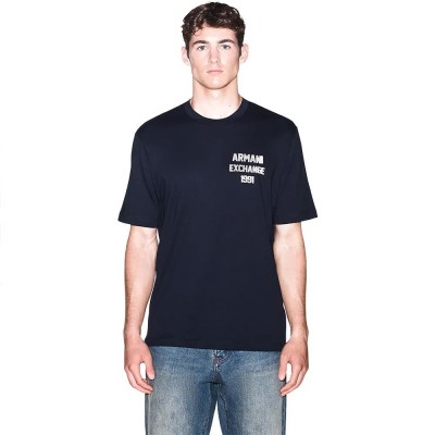 тениска,мъжки,тениски,дамски,тениски,armani,exchange,xm003080,af10362,short,sleeve,t,shirt,blue,(deep,navy)