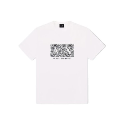 тениска,мъжки,тениски,дамски,тениски,armani,exchange,xm003100,af10356,short,sleeve,t,shirt,white,(off,white)