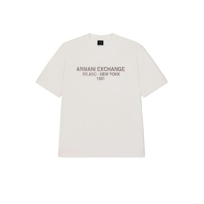 тениска,мъжки,тениски,дамски,тениски,armani,exchange,xm003404,af16283,short,sleeve,t,shirt,white,(off,white)
