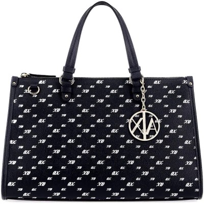 чанта,всички,чанти,armani,exchange,xw000400,af26453,bag,black,(black,white)