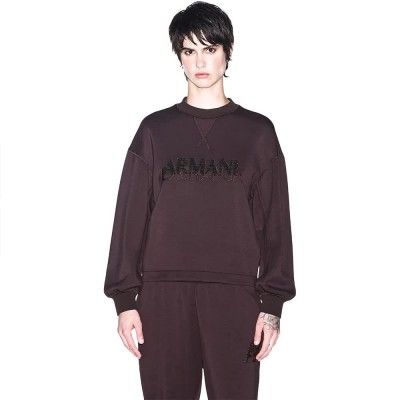 блуза,дамски,блузи,armani,exchange,xw002397,af13397,sweatshirt,brown,(antagonist)