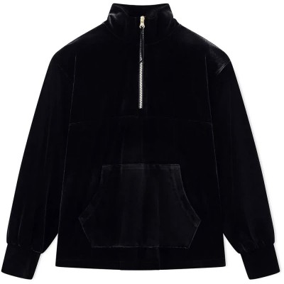 блуза,дамски,блузи,armani,exchange,xw002417,af16147,half,zip,sweatshirt,black,(black)