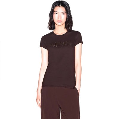 тениска,мъжки,тениски,дамски,тениски,armani,exchange,xw002547,af23955,short,sleeve,t,shirt,brown,(antagonist)