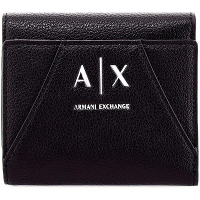 портфейли,и,портмонета,armani,exchange,xw002819,af26569,woman,wallet,black,(antagonist)