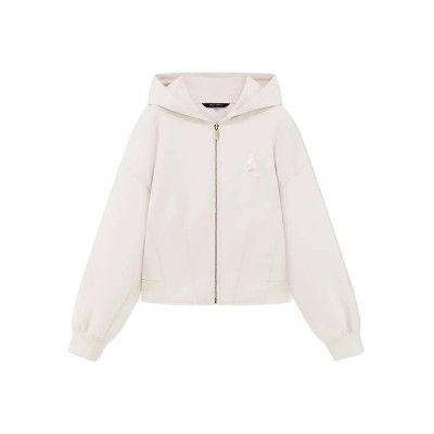 блуза,дамски,блузи,armani,exchange,xw002861,af13397,full,zip,sweatshirt,white,(repertoire)