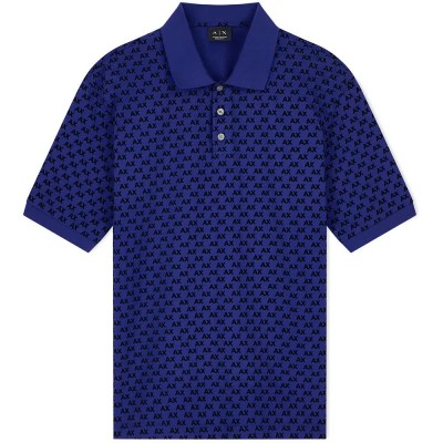 дамски,блузи,с,яка,мъжки,блузи,с,яка,armani,exchange,xm002905,af10356,short,sleeve,polo,blue,(blue,depths,black)