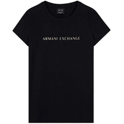 тениска,мъжки,тениски,дамски,тениски,armani,exchange,xw002969,af10356,short,sleeve,t,shirt,black,(black)