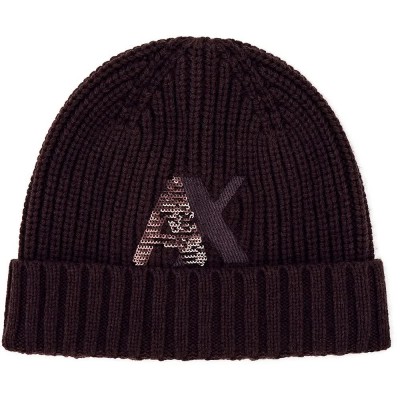 шапка,всички,шапки,armani,exchange,xw003007,af16604,beanie,brown,(antagonist)
