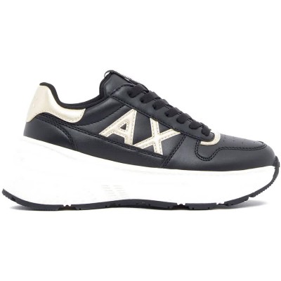 маратонки,мъжки,маратонки,дамски,маратонки,armani,exchange,xw003106,af27406,trainers,black,(black,pale,gold)