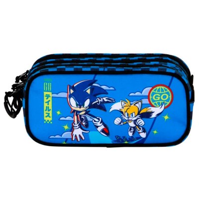 ученически,принадлежности,karactermania,sonic,pencil,case,blue,(multicolor)