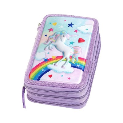 канцеларски,принадлежности,faber,castell,unicorn,pencil,case,purple,(multicolor)