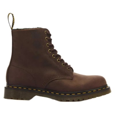 обувки,дамски,боти,мъжки,боти,dr,martens,1460,pascal,wool,boots,brown,(dark,brown)