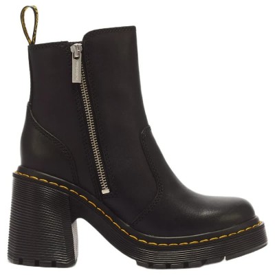 обувки,дамски,боти,мъжки,боти,dr,martens,spence,zip,boots,black,(black)