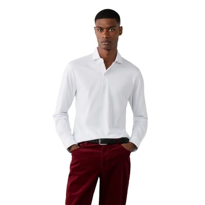 дамски,блузи,с,яка,мъжки,блузи,с,яка,hackett,hm5500049,long,sleeve,polo,white,(white)