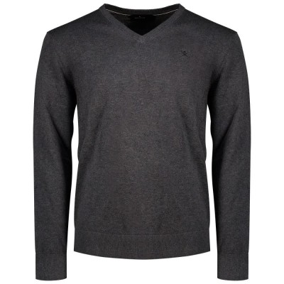 блуза,мъжки,пуловери,дамски,пуловери,hackett,hm7000115,v,neck,sweater,grey,(charcoal,grey)
