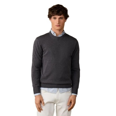 блуза,мъжки,пуловери,дамски,пуловери,hackett,hm7000116,sweater,grey,(charcoal,grey)