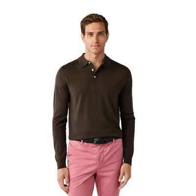 блуза,мъжки,пуловери,дамски,пуловери,hackett,hm7000284,sweater,green,brown,(vintage,green)