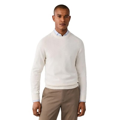 блуза,мъжки,пуловери,дамски,пуловери,hackett,saddle,sweater,white,(off,white)