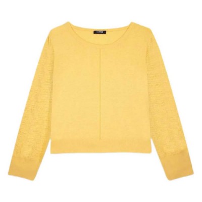 блуза,мъжки,пуловери,дамски,пуловери,tbs,emanapul,sweater,yellow,(aurore,yellow)