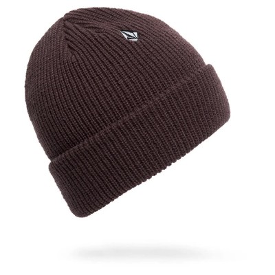шапка,всички,шапки,volcom,full,stone,beanie,brown,(raisin)