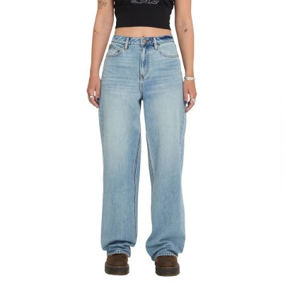 дънки,мъжки,панталони,дамски,панталони,volcom,stoned,boyfriend,high,waist,jeans,blue,(dusty,blue,wash)