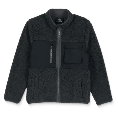 блуза,детски,блузи,volcom,storm,stone,full,zip,sweatshirt,black,(asphalt,black)