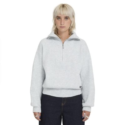 блуза,мъжки,пуловери,дамски,пуловери,volcom,voltrane,sweater,grey,(bone,heather)