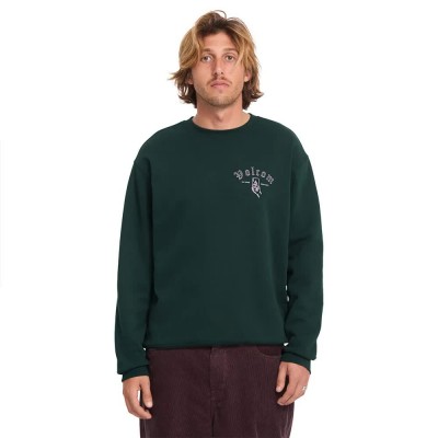 блуза,мъжки,пуловери,volcom,watanite,sweatshirt,green,(scarab)